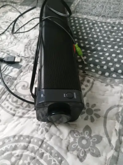 Barra de sonido USB negra - miniatura 2