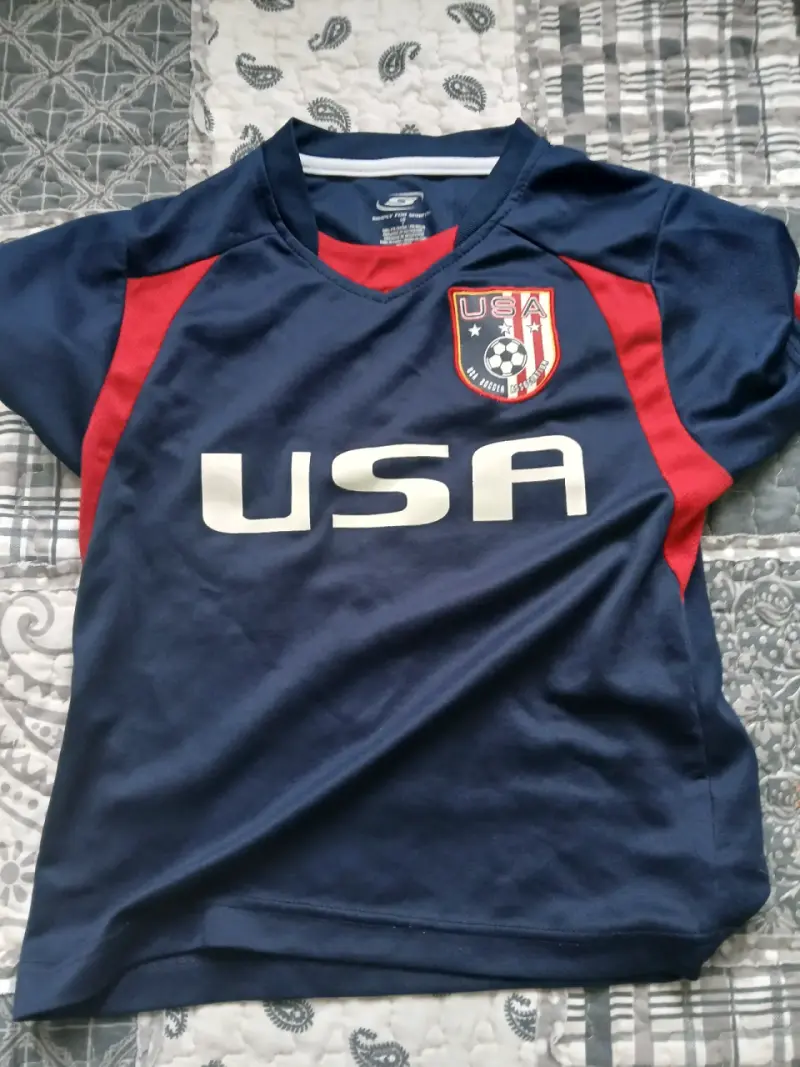 Polera deportiva USA azul - 1