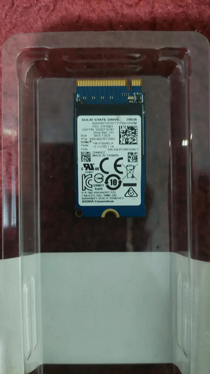 Disco SSD NVMe 256GB 2242 - 1