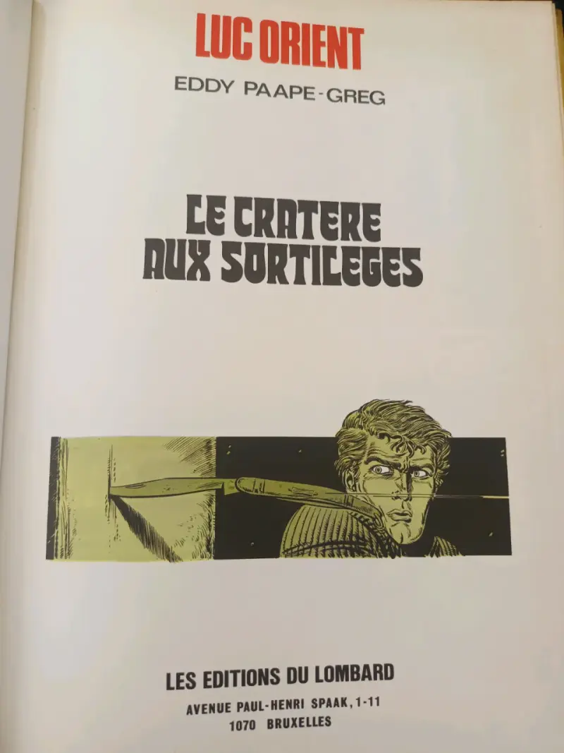 Cómic Luc Orient Le Cratere - 3