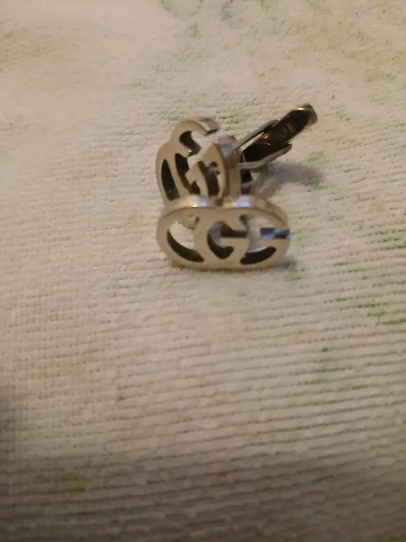 Gemelos plateados Gucci - 2