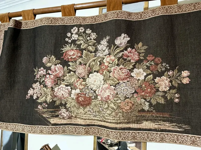 Tapiz floral vintage Italiano - 1