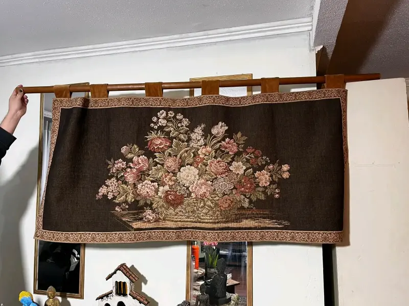 Tapiz floral vintage Italiano - 5