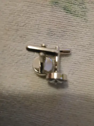 Gemelos de metal plateado - miniatura 3
