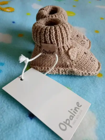 Botitas de bebé de lana Opaline - miniatura 2