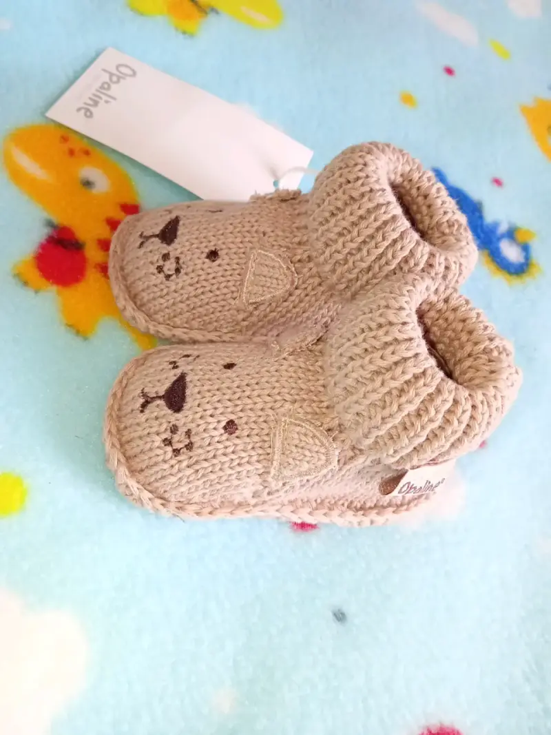 Botitas de bebé de lana Opaline - 4
