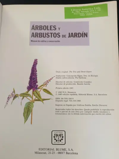 Libro Árboles y Arbustos de Jardín - miniatura 2