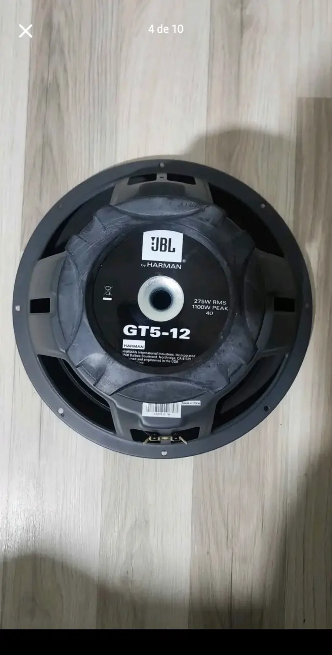 Parlante GT5 12 "subwoofer JBL - 3
