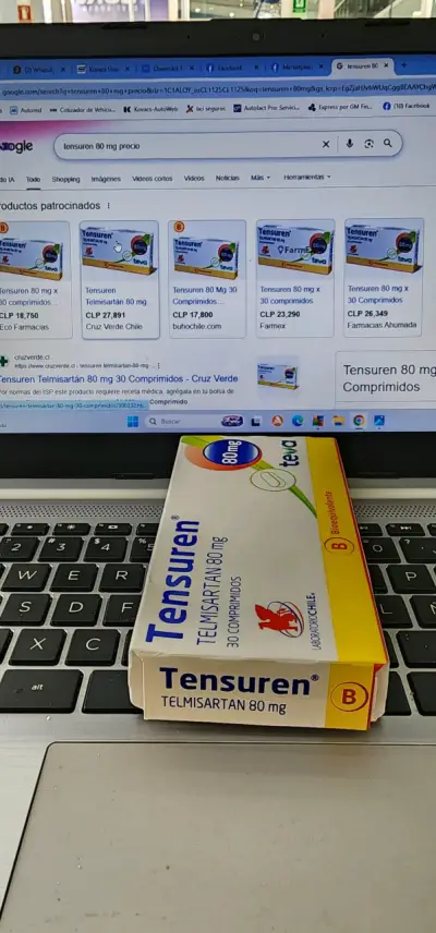 Tensuren Telmisartan 80 mg 30 comprimidos - miniatura 3