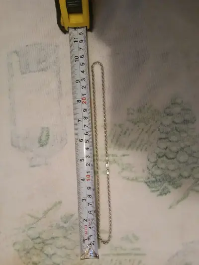 Cadena de plata trenzada - miniatura 3
