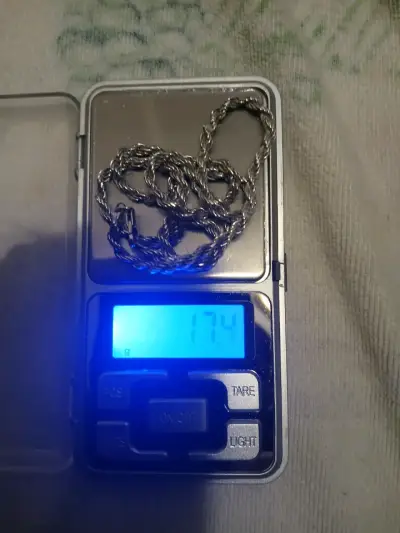 Cadena de plata trenzada - miniatura 4