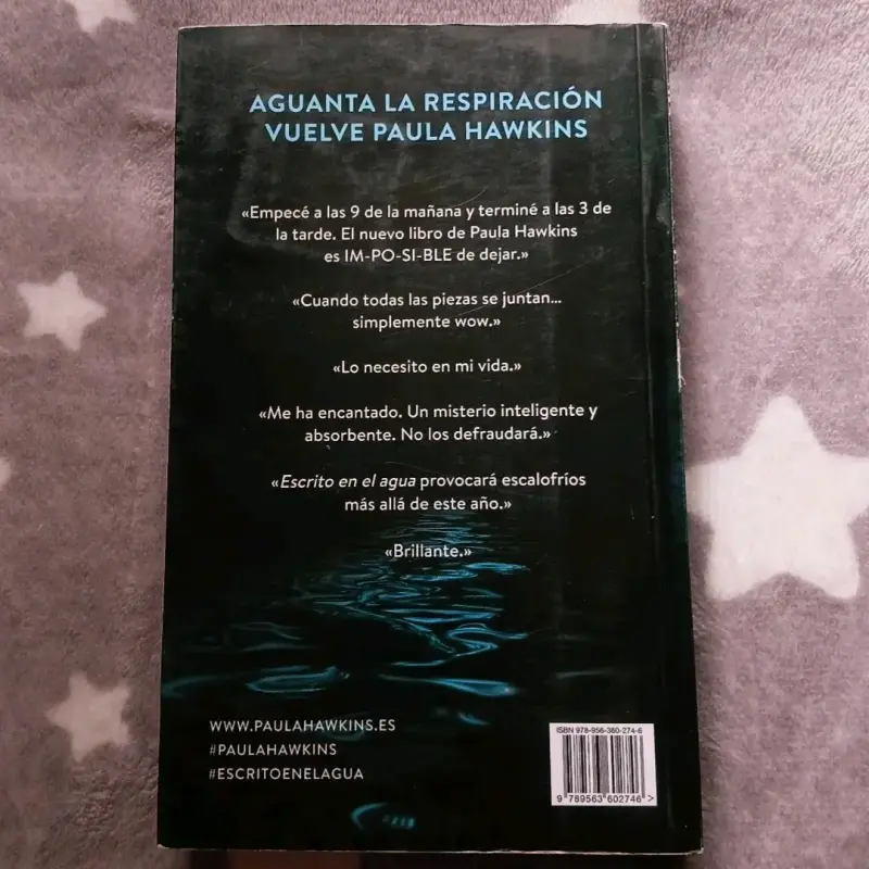 Libro 'Escrito en el Agua' de Paula Hawkins - 2