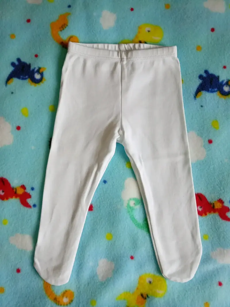 Leggings de bebé blancos - 1