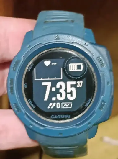 Reloj inteligente Garmin azul - miniatura 1