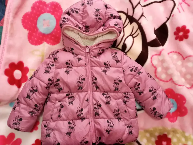 Chaqueta infantil morada con bordado - 5