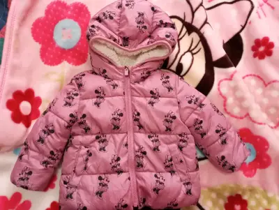 Chaqueta infantil morada con bordado - miniatura 5