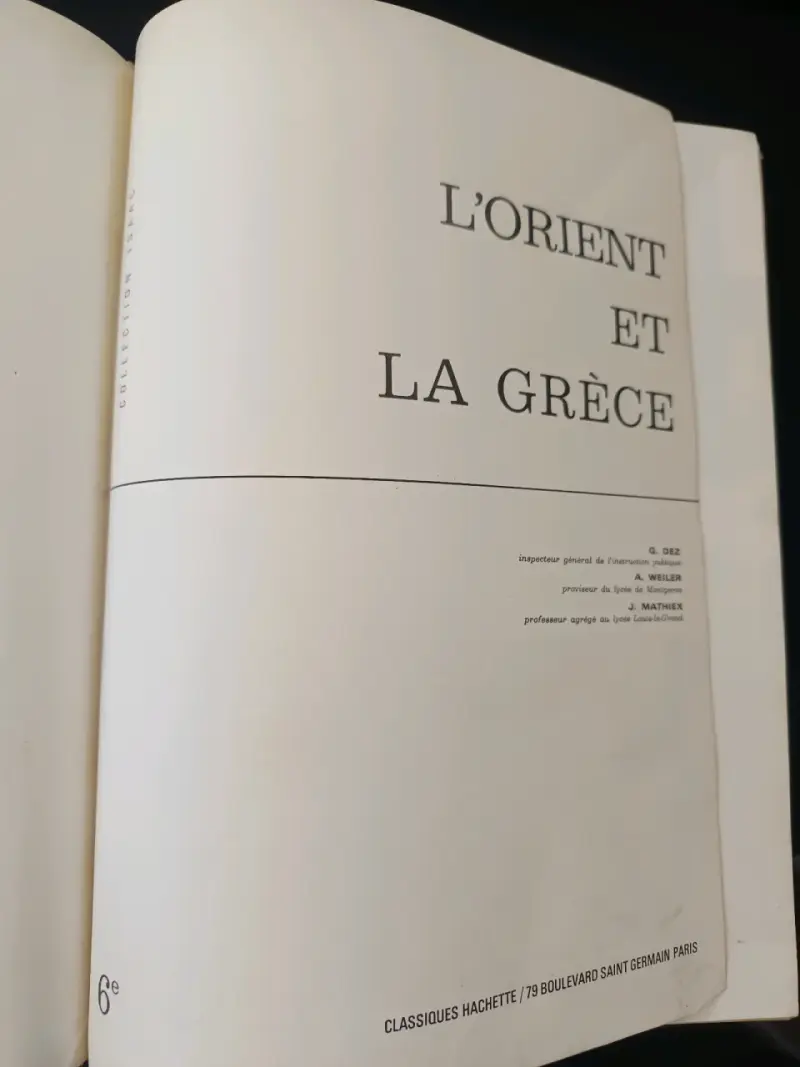 Libro historia antigua Hachette - 2