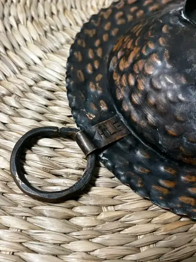 Cenicero de cobre martillado - miniatura 3