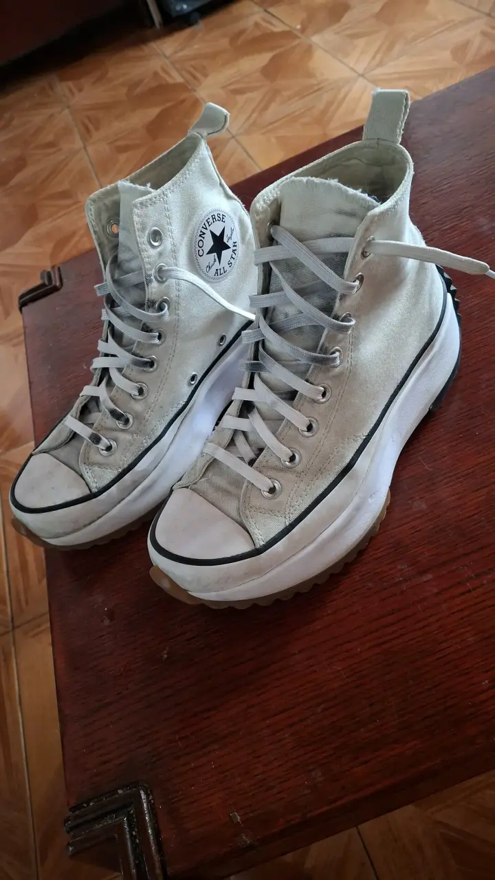 Zapatillas blancas altas Converse, Bototo - 1