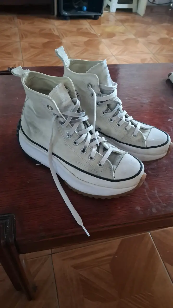 Zapatillas blancas altas Converse, Bototo - 2