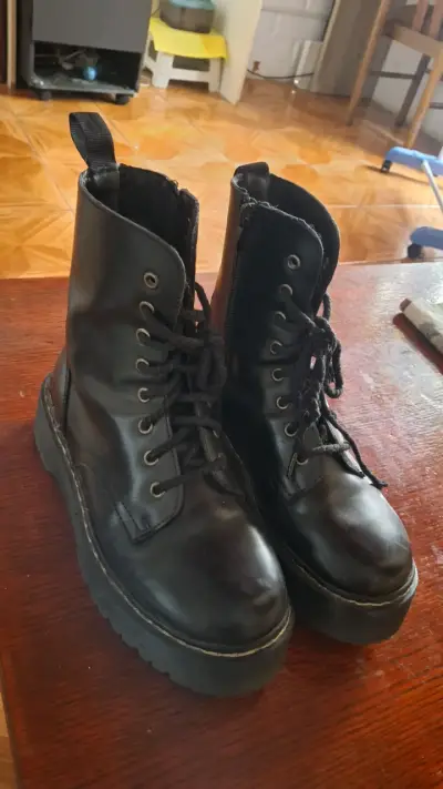 Zapatillas blancas altas Converse, Bototo - miniatura 4