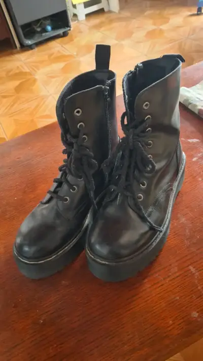 Zapatillas blancas altas Converse, Bototo - miniatura 6