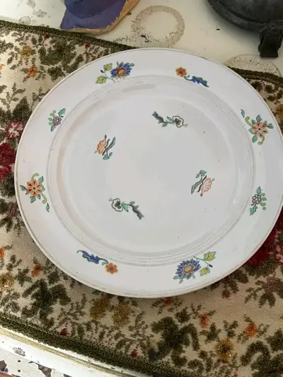 Plato decorativo loza nacional (Fanaloza) - miniatura 1