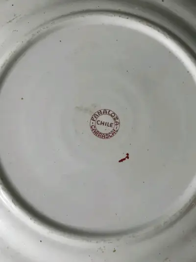 Plato decorativo loza nacional (Fanaloza) - miniatura 2