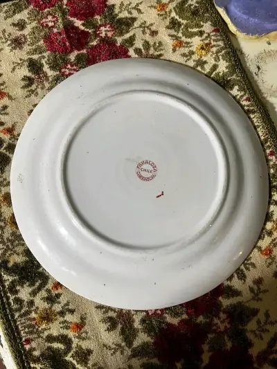 Plato decorativo loza nacional (Fanaloza) - miniatura 5
