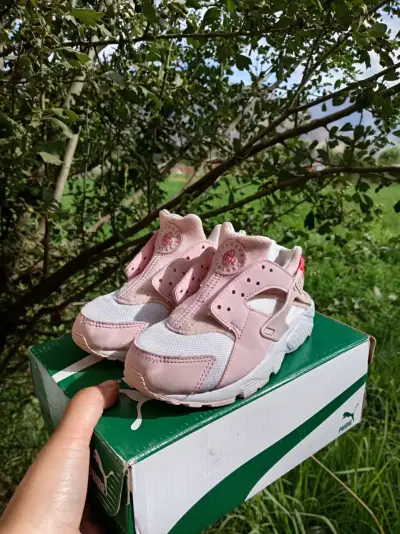 Zapatillas de niña blancas con rosa - miniatura 2
