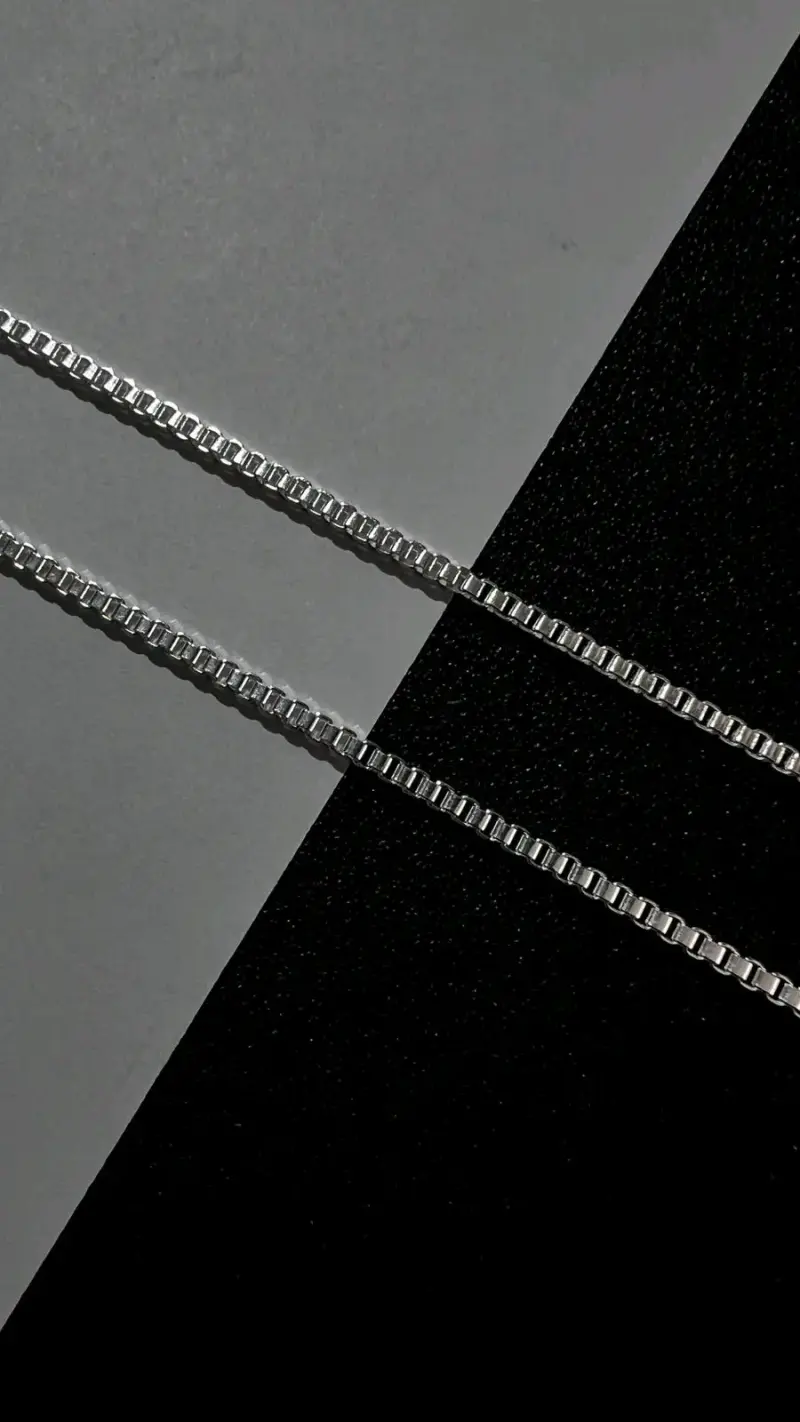 Cadena de plata trenzada - 4