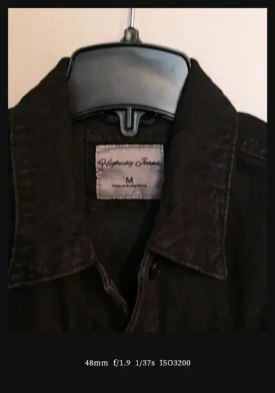 Chaqueta mezclilla negra - miniatura 2