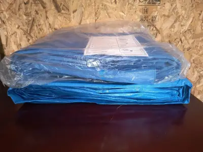 Tarpvc Carpa azul 10x5 metros resistente - miniatura 3