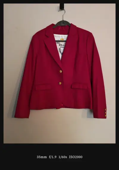 Blazer fucsia de mujer - miniatura 1