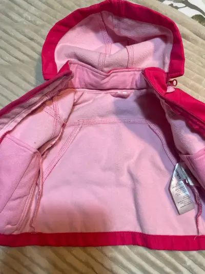 Chaqueta rosa para niña - miniatura 2