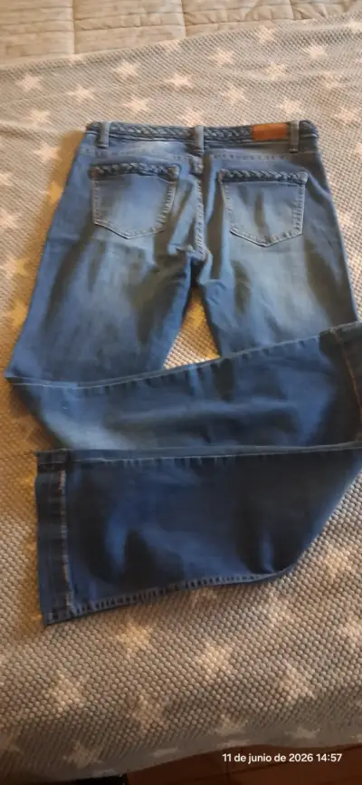 Jeans azules para mujer - miniatura 2