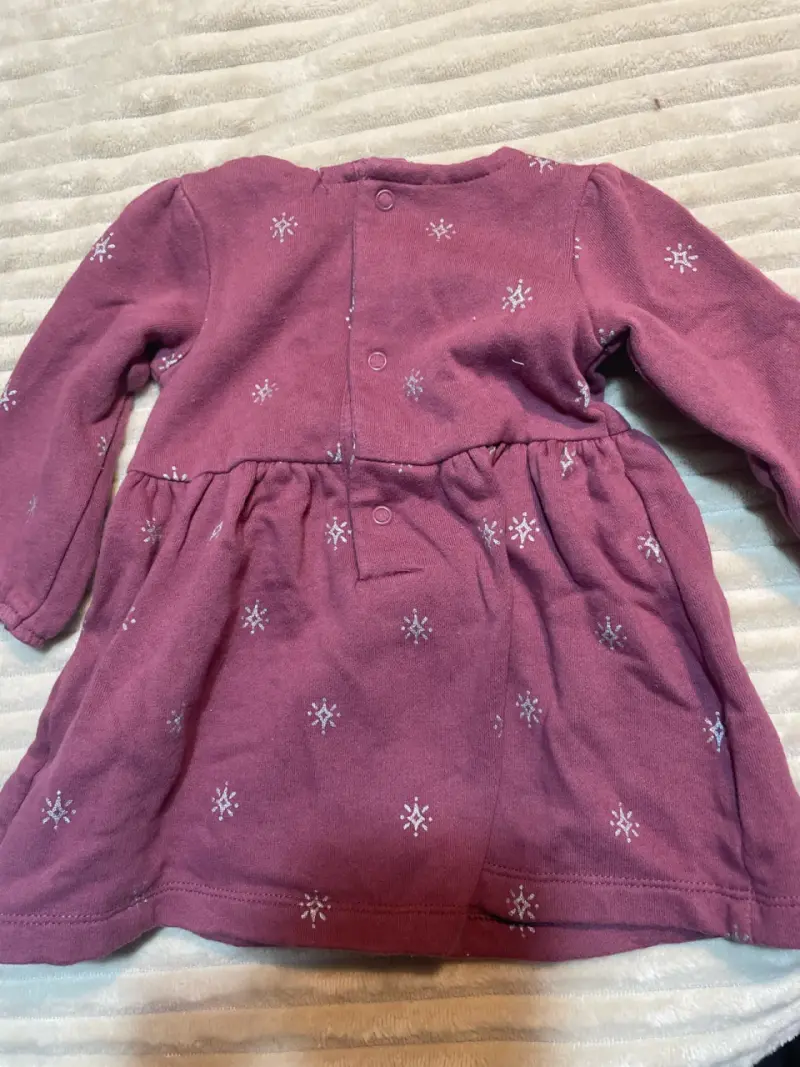Vestido morado para bebé - 2