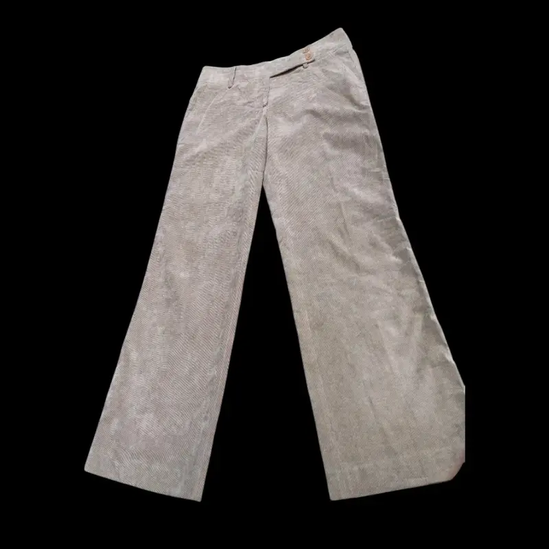 Pantalón de pana beige - 1