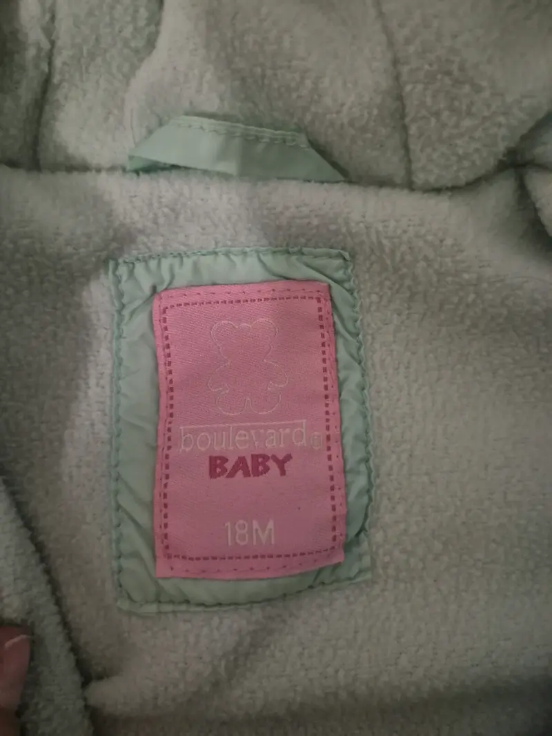 Chaqueta puffer verde menta - 2