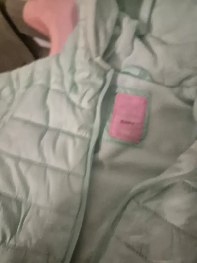Chaqueta puffer verde menta - 3