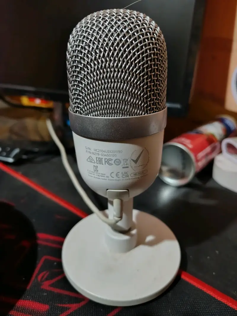 Micrófono Razer Seiren Mini Mercury White - 3