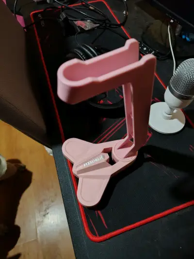 Soporte rosa para audífonos - miniatura 2