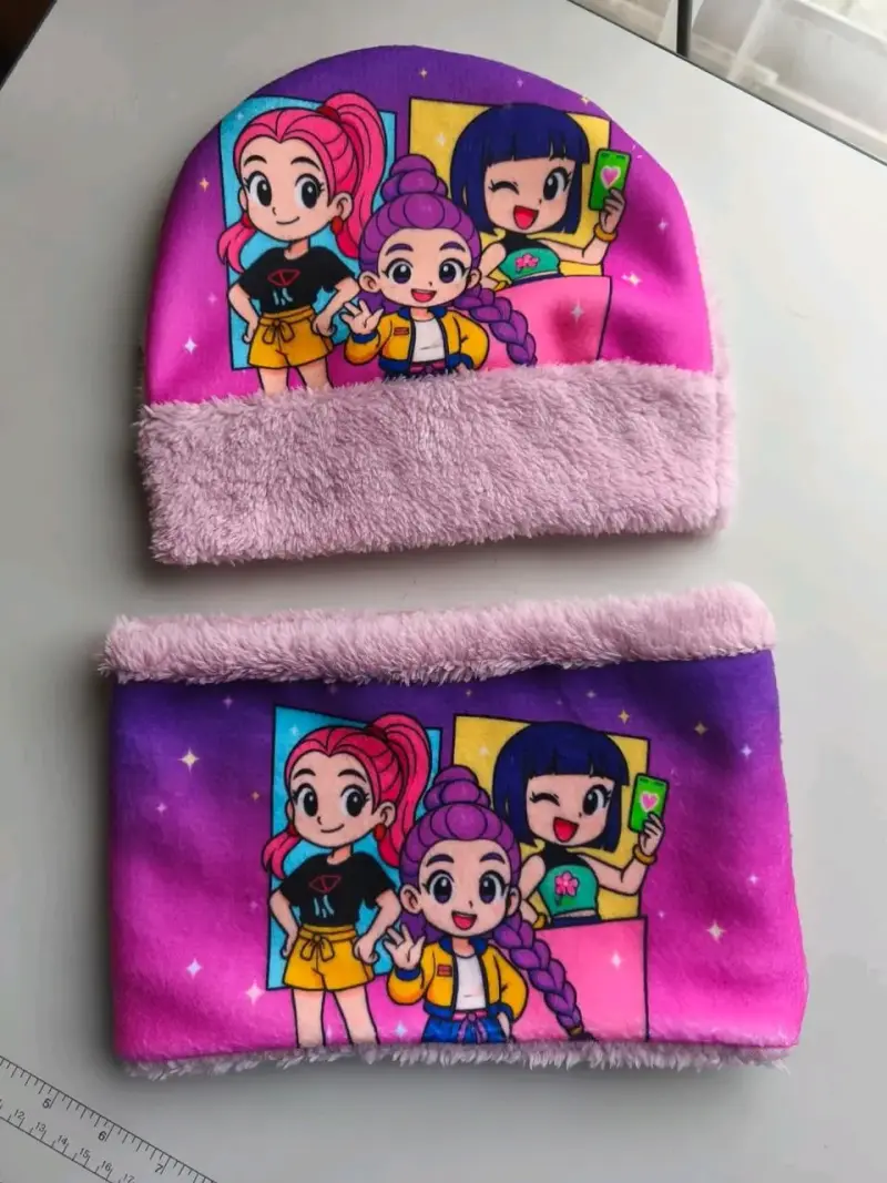 Set de gorro y bufanda infantil de niña - 2