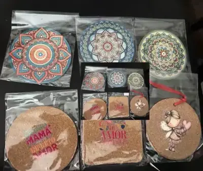 Set de posavasos decorativos - miniatura 1