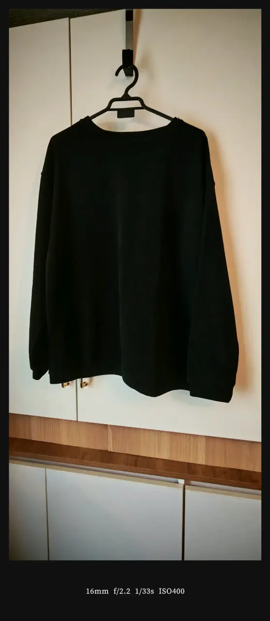 Jersey negro unisex