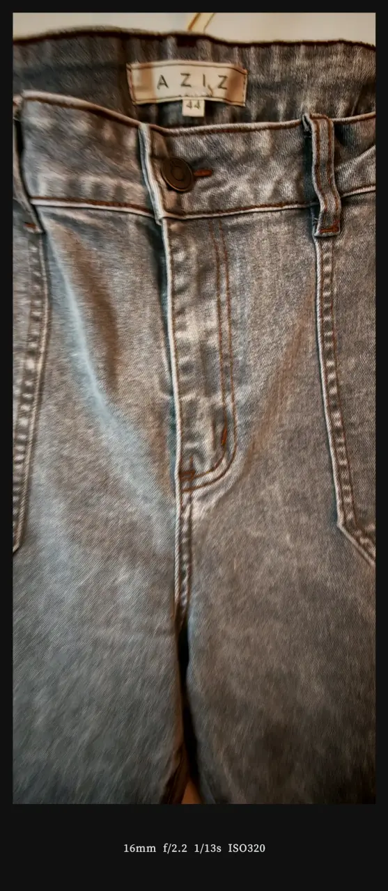 Pantalones grises de mezclilla - 3