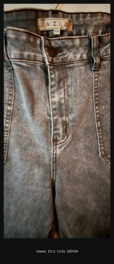Pantalones grises de mezclilla - miniatura 3