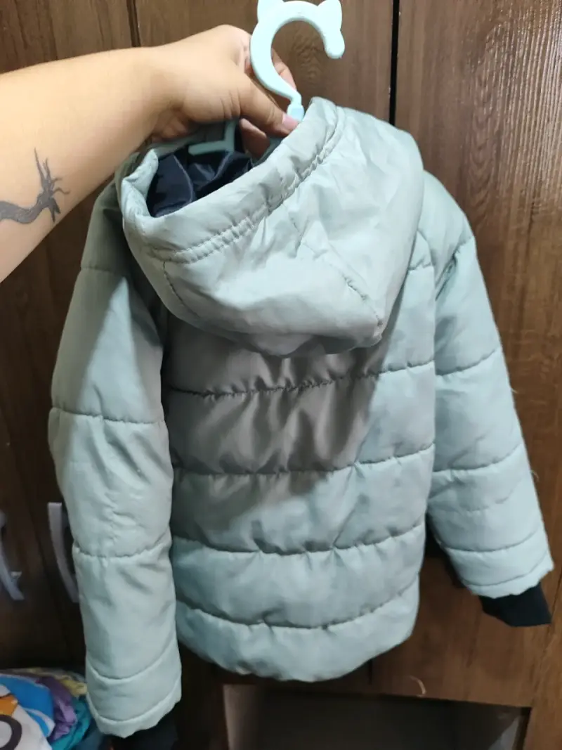 Parka azul para niño - 4