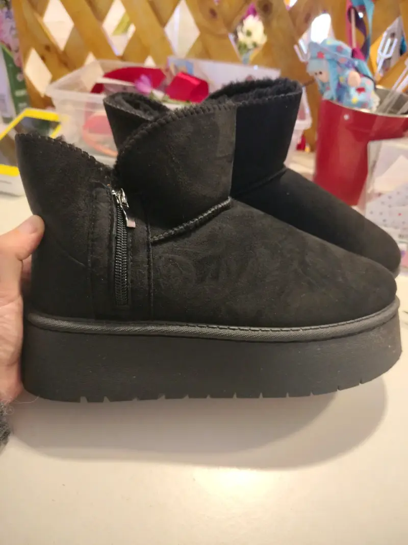 Botines negros con cierre - 2