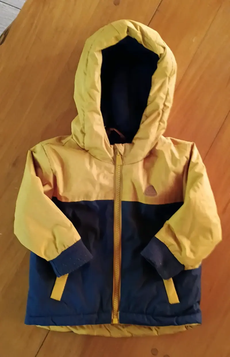 Chaqueta impermeable amarilla infantil - 1